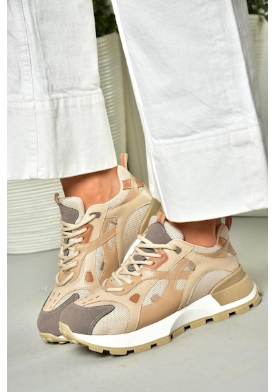 Fox Shoes S312213509 Vizon Spor Ayakkabı Sneakers Vizon