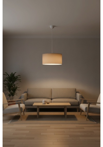 Testa Sarkıt Avize Beyaz-pudra 38x21x70