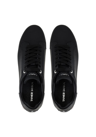 Tamer Tanca Erkek Hakiki Deri Siyah Sneakers & Spor Ayakkabı 1212 2502 Erk Ayk Y26 Sıyah