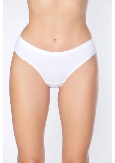 12 Adet Tutku Elit Bayan Bambu Kombel Bikini Külot Karışık Renk 2710 Çok Renkli