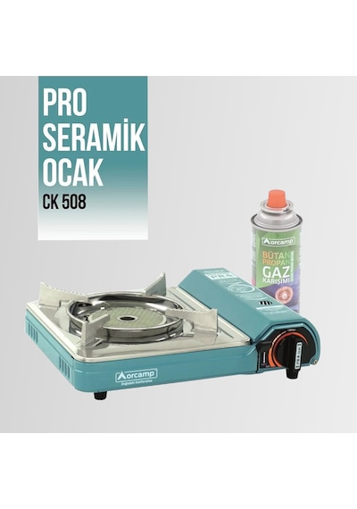 CK-508 Orcamp Seramik Tekli Portatif Kamp Ocak Çok Renkli