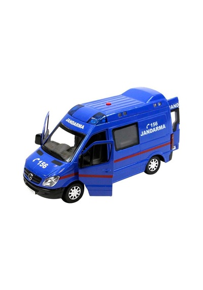 Oyuncak Jandarma Aracı Metal Çekbırak Jandarma Aracı Sesli Işıklı