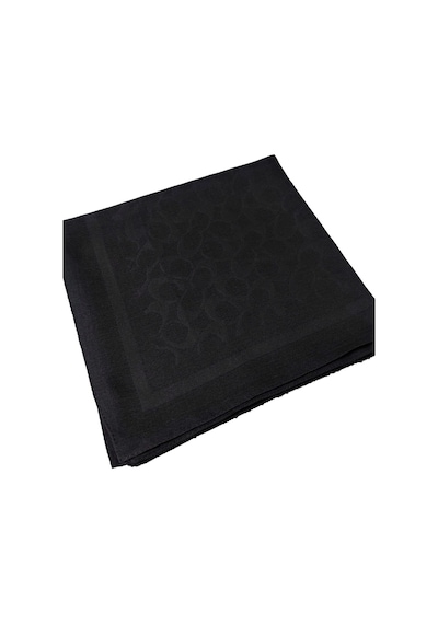 Mim Eşarp Işıl İpek - C Desen Siena Eşarp 100x100 Cm Siyah