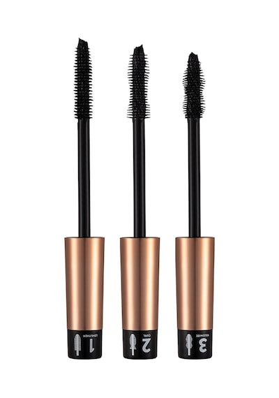 Flormar Triple Action Ayarlanabilen Fırçalı Maskara 001 (Siyah)