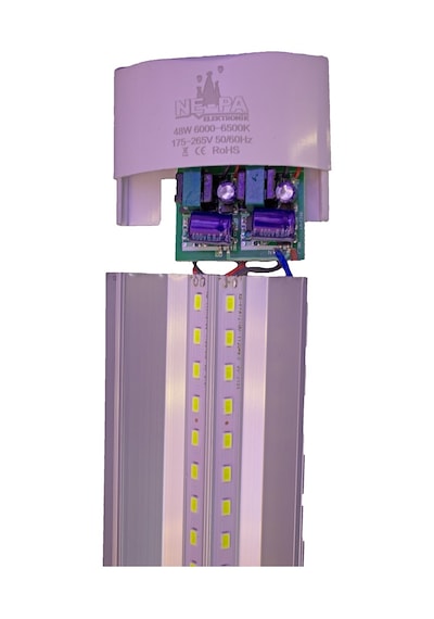 40 48 55 100 Watt Led Bant Armatür Yatay 120 Cm +Premıum Kali... (347353054) Beyaz