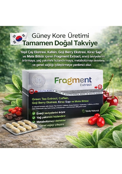 Fragment Extract 30 Kapsül Aktifleştirici Ve Enerji Bitkisel Formül Aromasız