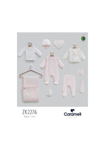 Caramell % 100 Müslin 10 Lu Hastane Çıkışı Müslin 2276 Pembe Pembe