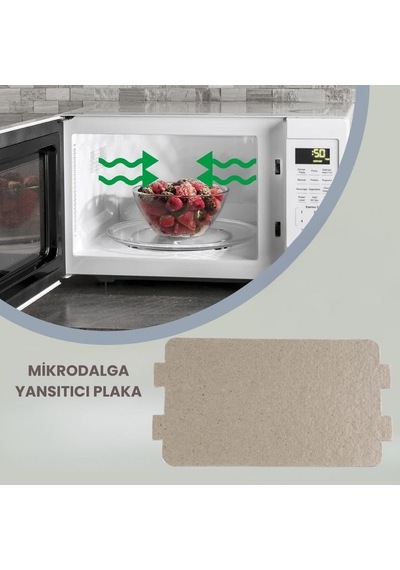 Vestel, Regal Mikrodalga Fırın İle Uyumlu Yansıtıcı Mika Levha, 3'lü Paket