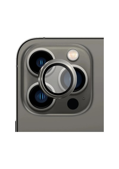 Safeus Safir Temperli Kamera Lens Koruyucu Apple Uyumlu iPhone 13 Pro Max Ve İle Siyah