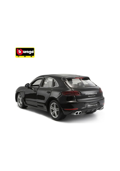 Burago Porsche Macan 1/24 Siyah Model Araba Burago Porsche Macan 1/24 Siyah Model Araba