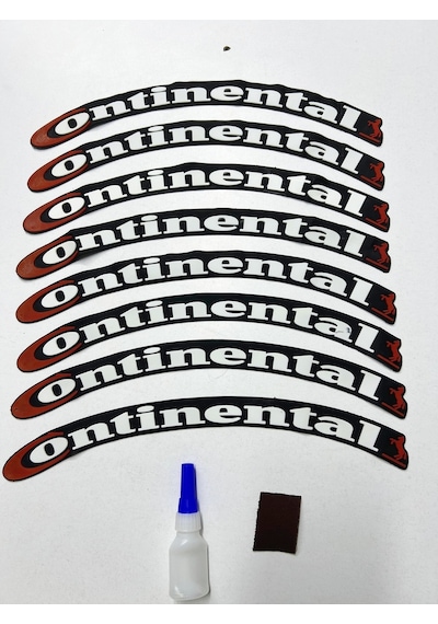 Continental Lastik Yazısı Motosiklet Ve Otomobil Lastik Yazısı Continental Sticker Arma 8 Adet