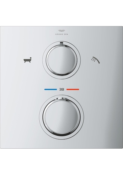 Grohe Allure 2 Yönlü El Duşu/banyo Dolgusu İle Ankastre Kurulum İçin Termostat 19446002