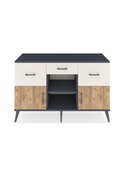 Hyperion Konsol Tek Raflı 3 Çekmeceli 3 Kapaklı 132x44x83 Antrasit-çam/aytaşı Çam/aytaşı Hyperion Konsol Tek Raflı 3 Çekmeceli 3 Kapaklı 132x44x83 Antrasit-çam/aytaşı Çam/aytaşı