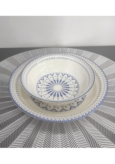 Güral Porselen Diji 6 Kişilik 12 Parça Tabak Set Tabakvekase
