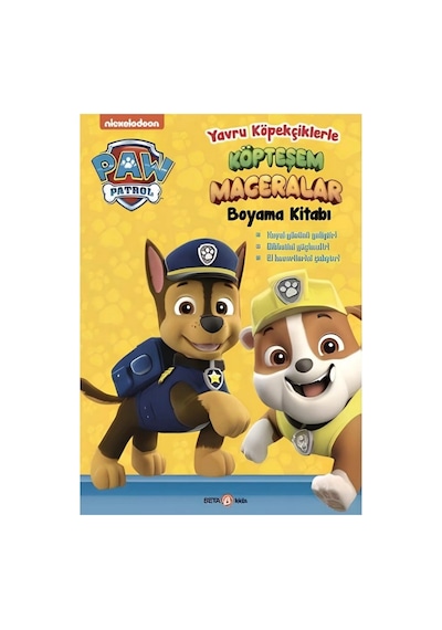 Mey İthalat Köpteşem Maceralar Boyama Kitabı