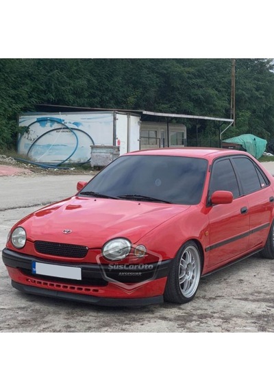 Toyota Corolla Uyumlu Terra 1999-2002 Uyumlu Üniversal Astra H Lip Esnek Ön Lip 2 Parça Tampon Altı Dil Karlık Ön Ek 00 Şüscaroto Aksesuar