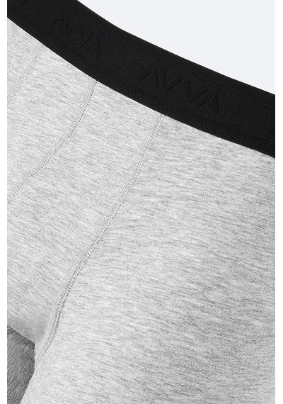 Avva Erkek Gri Basic Pamuklu Tekli Regular Fit Boxer B009510