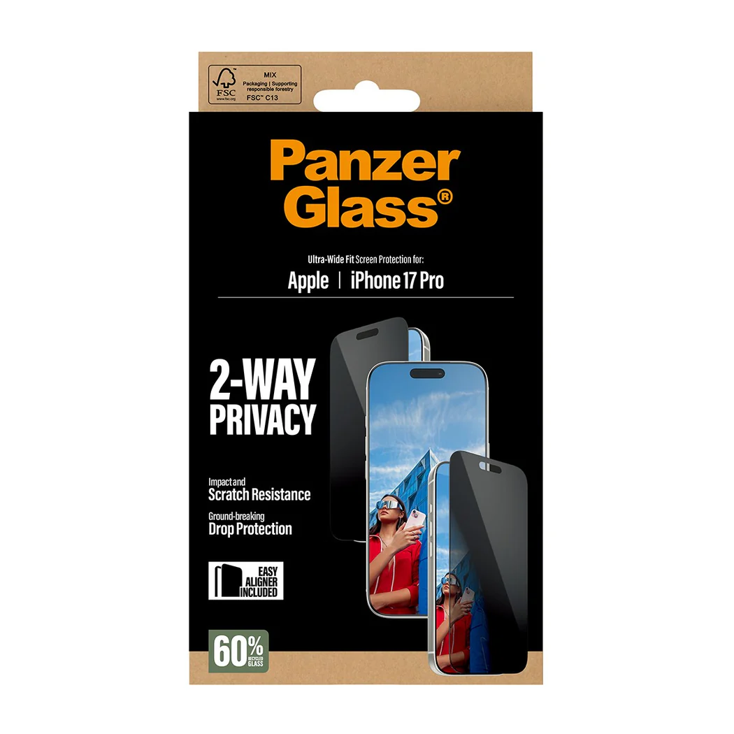 Panzerglass Apple Uyumlu iPhone 17 Pro Uwf Hayalet Cam Ekran Koruyucu Hizalama Aparatlı