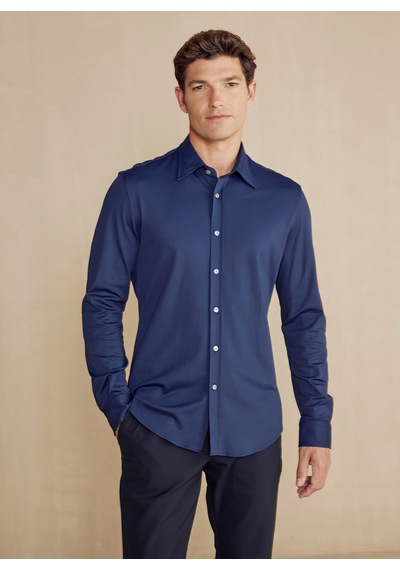 Brooks Brothers Lacivert Erkek Klasik Gömlek Bbfw24msh022