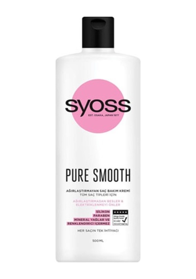 Syoss Pure Smooth Micellar Saç Kremi 500 ML