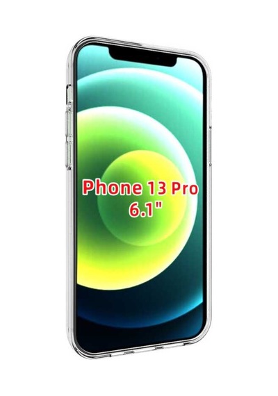 Zore İphone 13 Pro Uyumlu Ogaa Süper Silikon Kılıf-renksiz