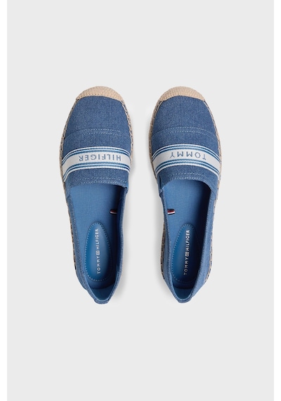 Tommy Hilfiger Logolu Espadril Ayakkabı Bayan Ayakkabı Fw0fw09334 1cd Mavi