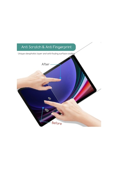 Samsung Galaxy Tab S10 Plus 12.4 Inç Ekran Koruyucu Nano Esnek Kırılmaz Sm-x820 Tam Uyumlu