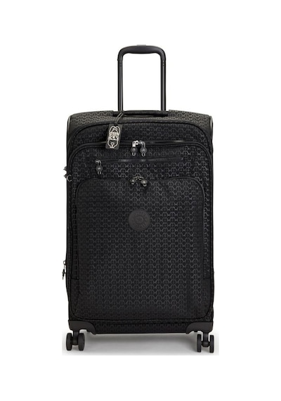Kipling Kıplıng New Youri Spin M Orta Boy Tekerlekli Valiz Siyah Sıgnature Emb Siyah