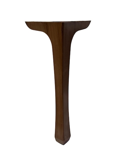 Cateksss 40 Cm Lükens Ayak Ahşap Eko - 16 Lı Paket Siyah