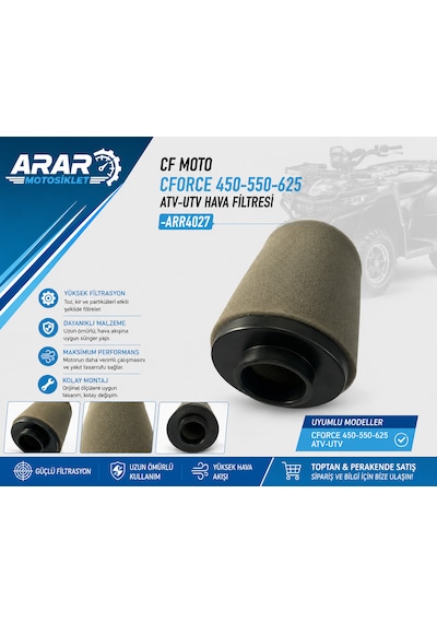 Cf Moto Cforce 450-550-625 Atv-utv Hava Filtresi -arr4027