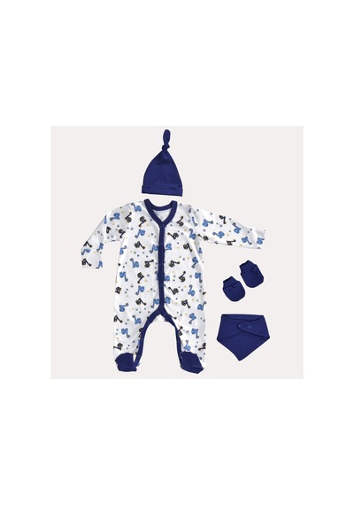 Mama Padre Tiny Dino Yenidoğan Mini Set - 4 Parça Renkli - 861047003 Renkli