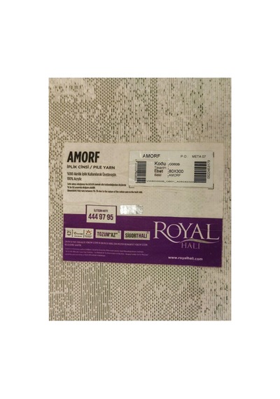 Amorf G060b Yeşil-krem Halı Çok Renkli