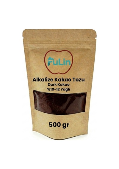 Alkalize Kakao Tozu %10-12 Yağlı - Dark Siyah - 500gr