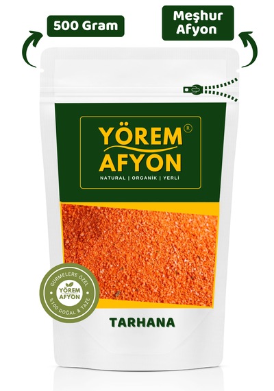 Yörem Afyon Meşhur Afyonkarahisar 12 Çeşit Karışımlı Ev Yapımı Güneşte Kurutulmuş Tarhana 500gr.