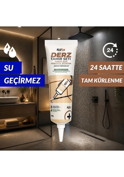 Tr Hazır Derz Dolgusu 400g - Hızlı Kuruyan Derz Tamir Ve Yenileme Tüpü Bej
