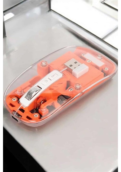 Kablosuz Mouse Fare 5.0 Bluetooth Bağlantılı Usb Girişli Yeni Nesil Standart
