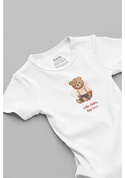 Xmlbayiciniz Organik%100 Pamuk Aslan 4'lü Bebek Body Set Badi Çıtçıtlı Zıbın Dörtlü 5647-5648-5649-5654 Çok Renkli
