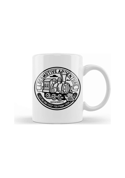 Locomotive Adventure Massachusetts Kupa Bardak Porselen Karışık