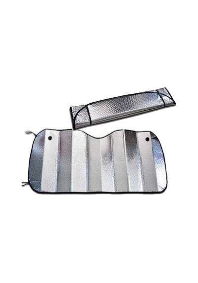 Katlanabilir Parlak Araba Ön Cam Güneşlik 130 CM X 60 CM