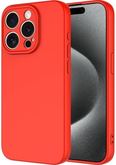 Apple Uyumlu iPhone 15 Pro Max Kılıf Zore Mara Lansman Kapak Kırmızı