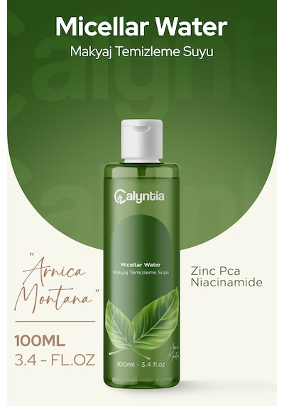 Calyntia  Tüm Ciltler İçin Makyaj Temizleyici Micellar Su, Arnika Montana 100 Ml