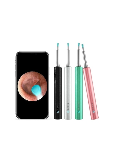 Bebırd T5 5mp Kamera 3,5mm Lens Şarjlı Wifi Görüntülü Kulak Temizleyici Beyaz Renk