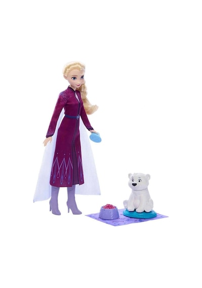 Disney Karlar Ülkesi Elsa Bebek Ve Yavru Kutup Ayısı Figür Seti Standart