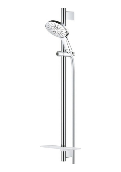 Grohe Rainshower 130 Smartactive Duş Çubuğu Seti, 3 Püskürtme Türü, Krom 26548000 Alens Group 89 Siyah