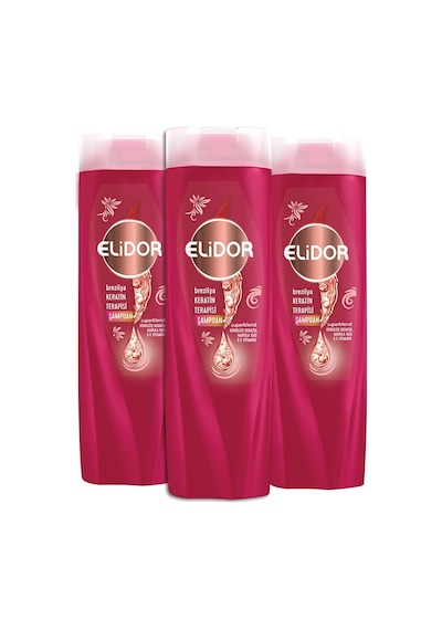 Elidor Brezilya Keratin Terapisi Şampuan 3 x 400 ML