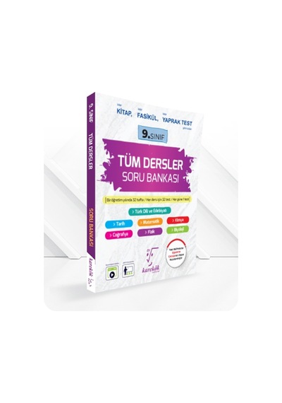 Limit 2024-2025 9 Sınıf Tüm Dersler Yeni Maarif Modeli Seti