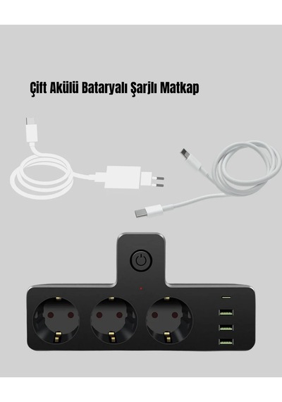Ev Ve Ofis İçin Akıllı Çoklu Priz 7 Girişli 1