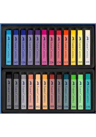 Faber-castell Creative Studio Seti 48'li Goldfaber Aqua Ve 24'lü Toz Pastel Çok Renkli