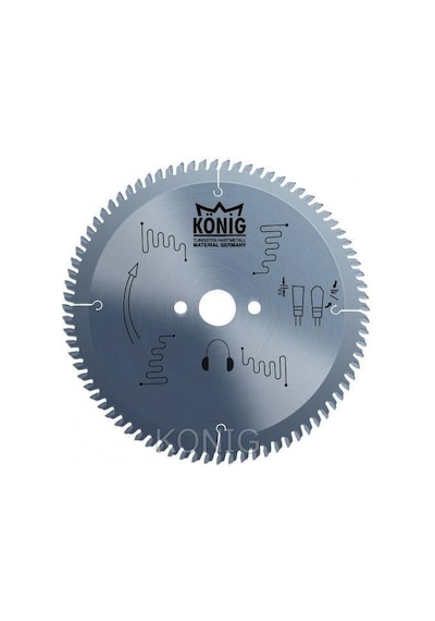 König Germany 300X96 Diş Trapez Elmas Daire Testere Sessiz Sunta