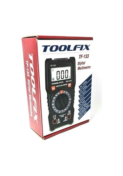 Toolfix Tf-133 Dijital Multimetre Ölçü Aleti 600v Lcd Ekranlı